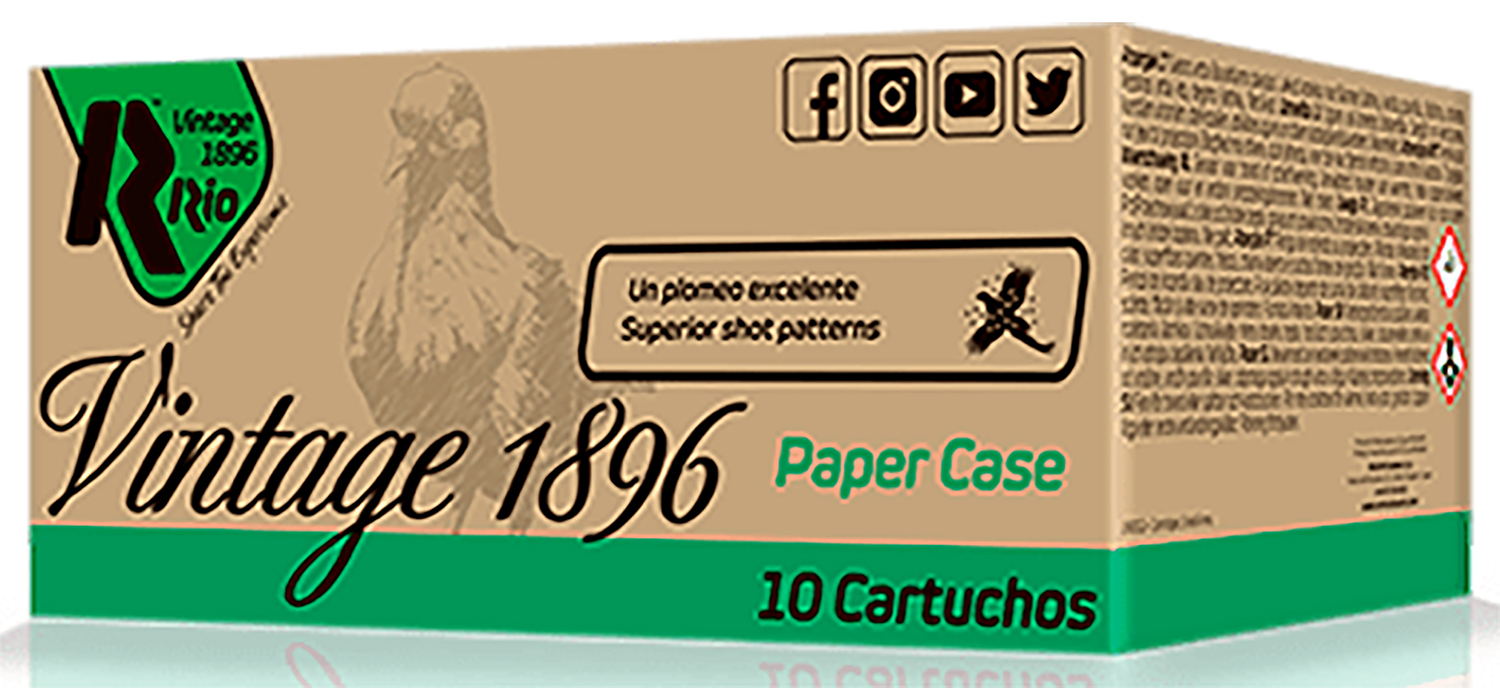 Rio Ammunition Vintage 1896 Paper Flyer 12 Gauge 1-1/4 oz 2 3/4 in Shotgun Ammunition