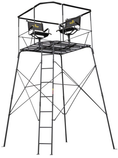 Rivers Edge Treestands 12ft 2-Man Quad Pod Treestand | 22% Off