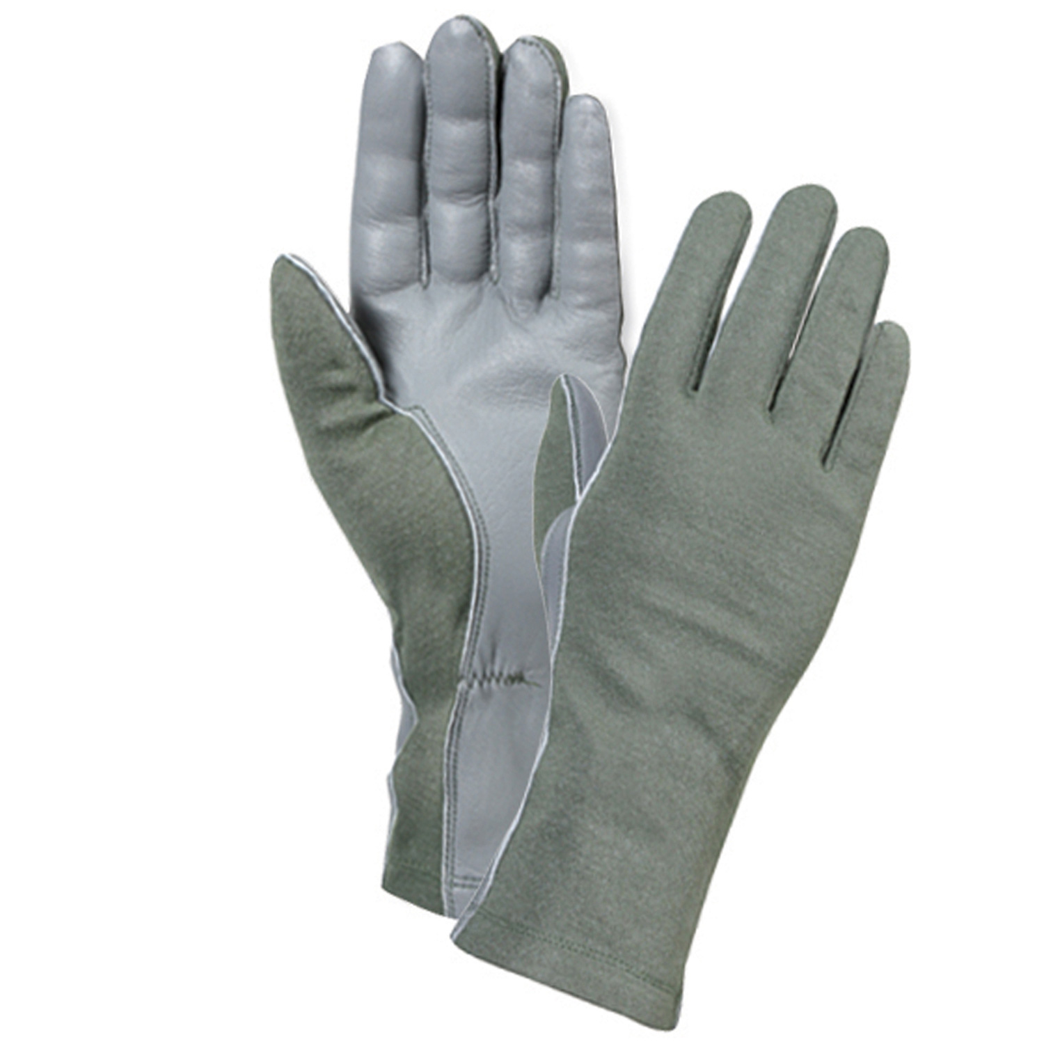 Olive Drab Military Sheepskin Leather Flame /& Heat Resistant Flight Gloves 3457