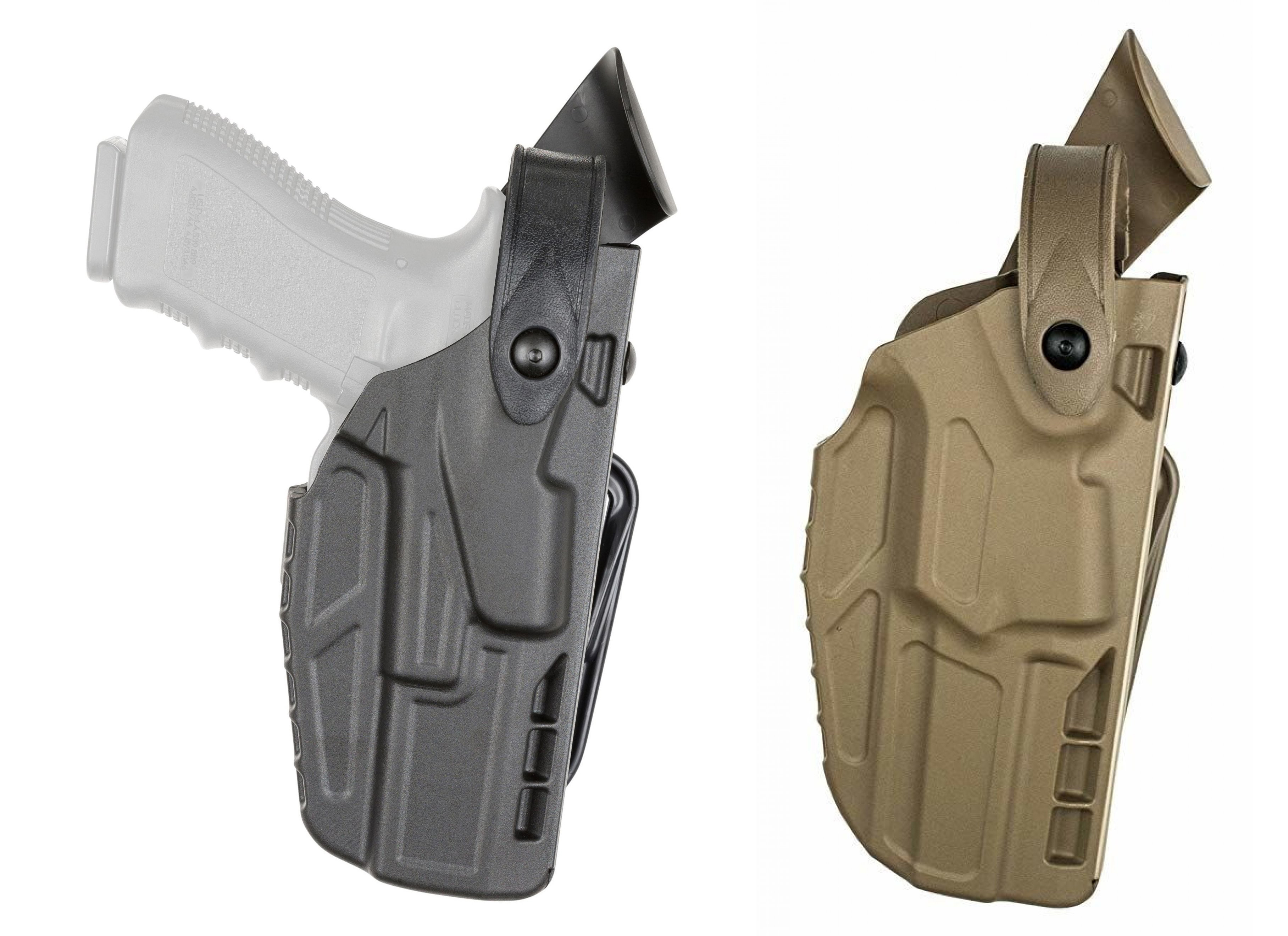 Safariland 7280 7TS SLS Mid-Ride Level II Retention Duty Holster