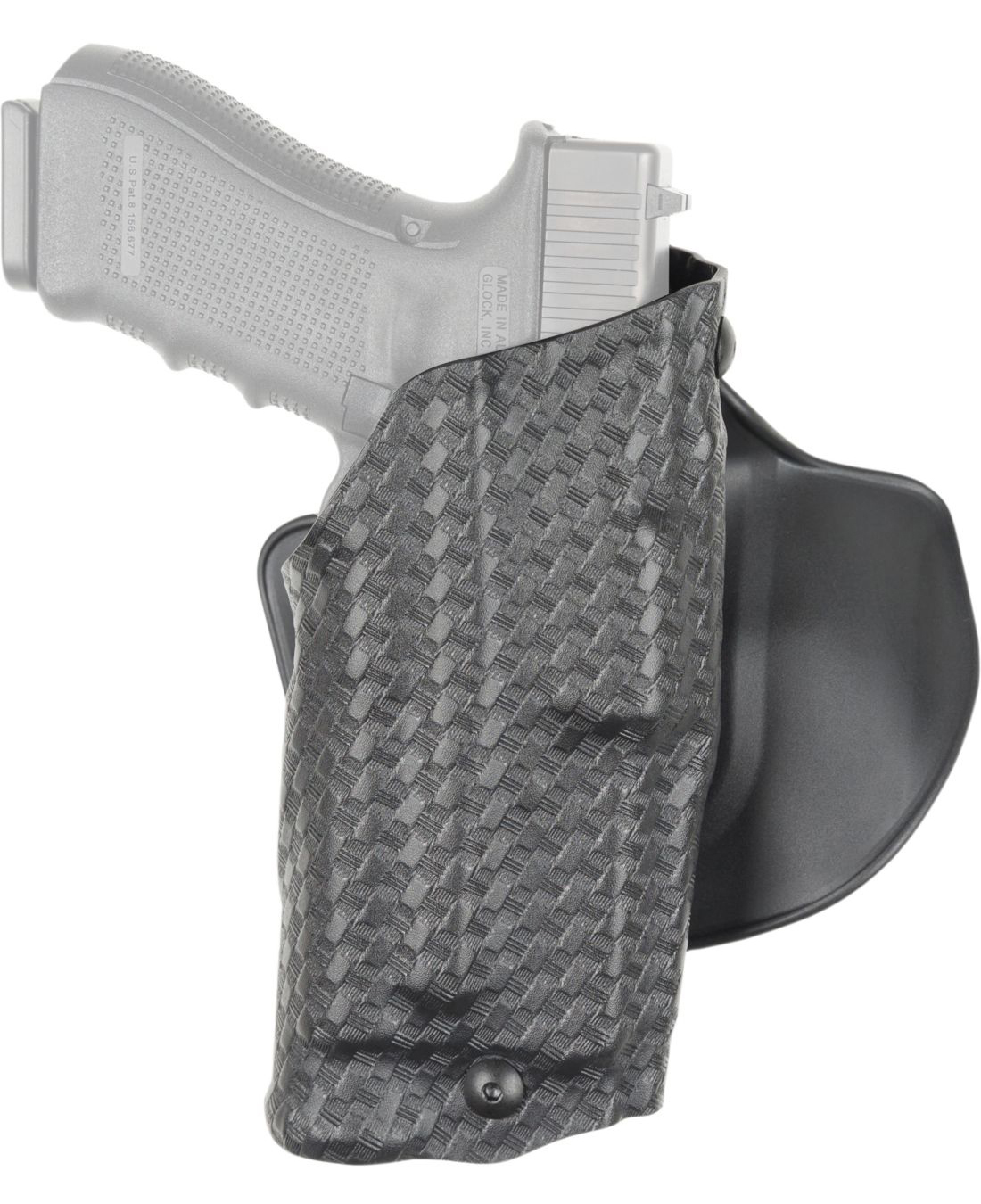 STX Black Finish Safariland Glock 17 22 6378 ALS Concealment Paddle Holster