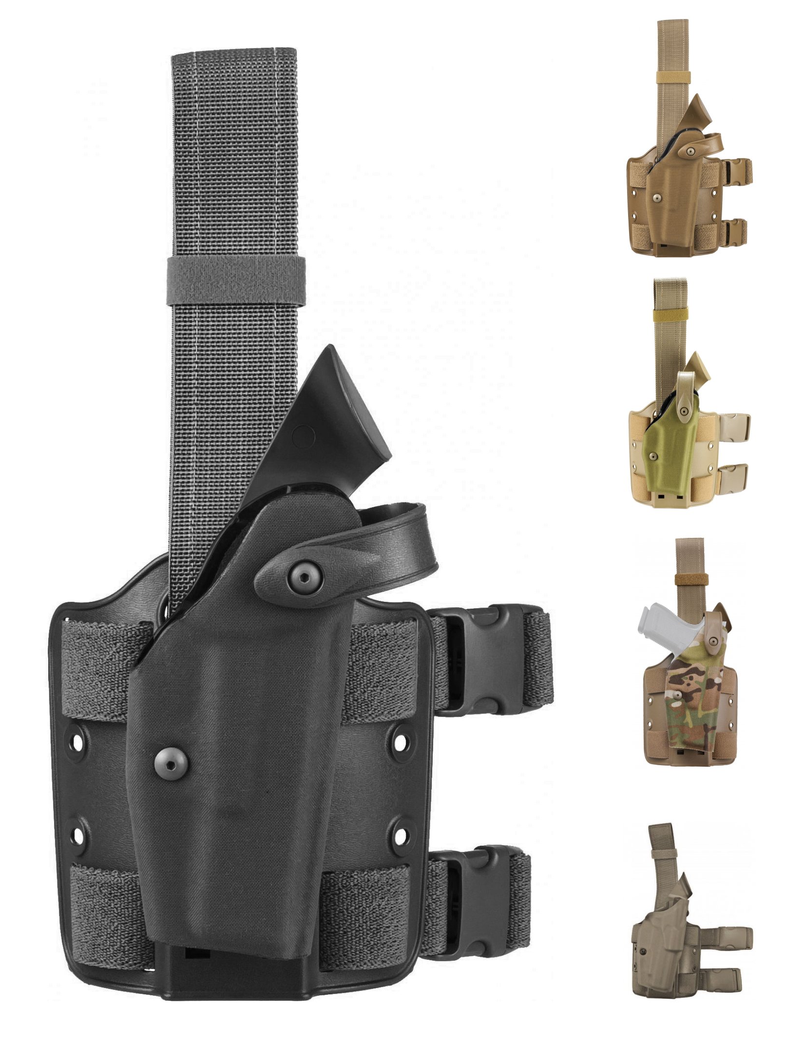 Safariland 6004 Black Streamlight ITI M3 Mount Glock 17, 22 SLS Hood  Tactical Gun Holster (Left Handed), Gun Holsters -  Canada