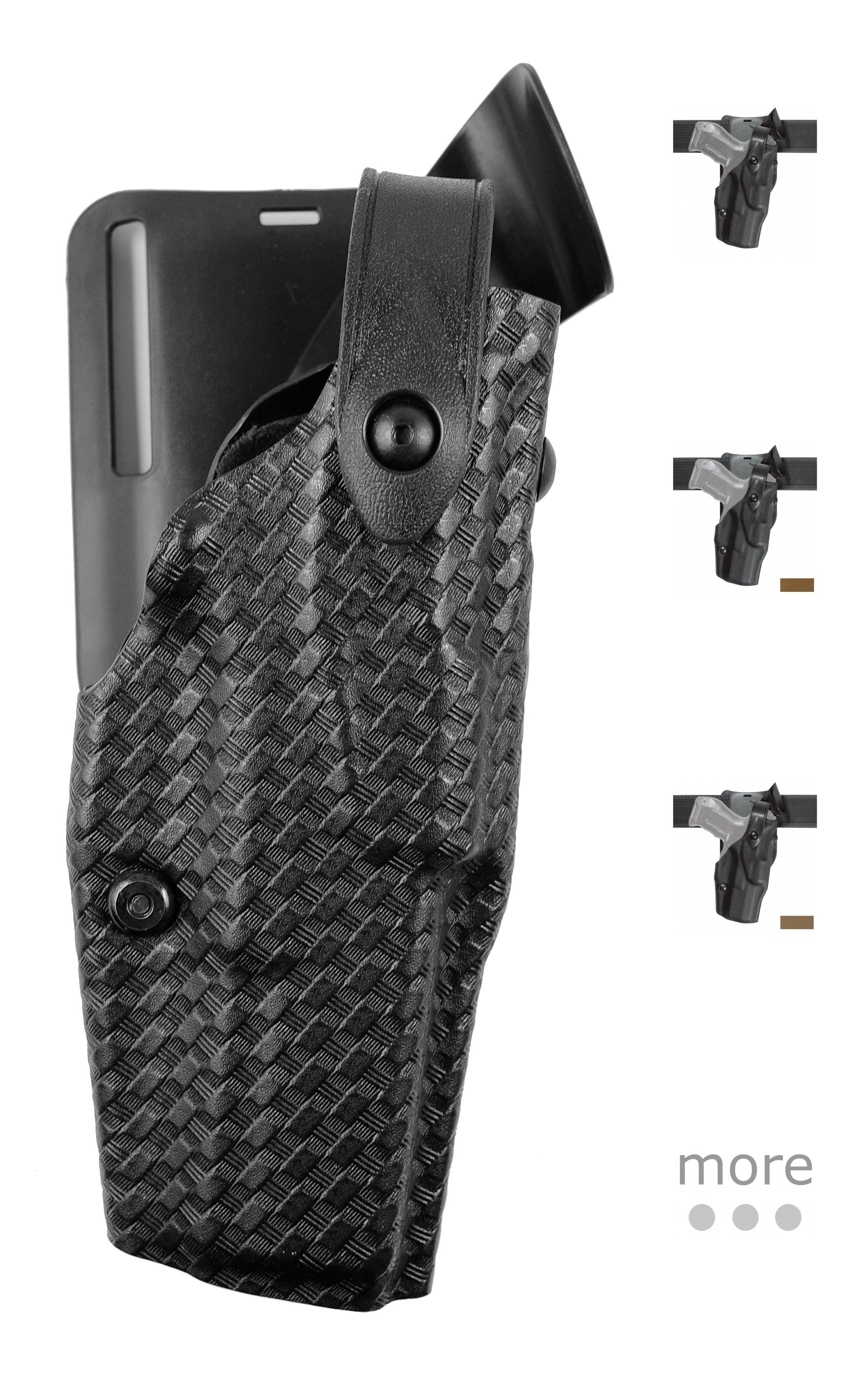 Glock 17,22 Low-Ride Black STX Safariland 6365 Level 3 Retention ALS Duty Holster