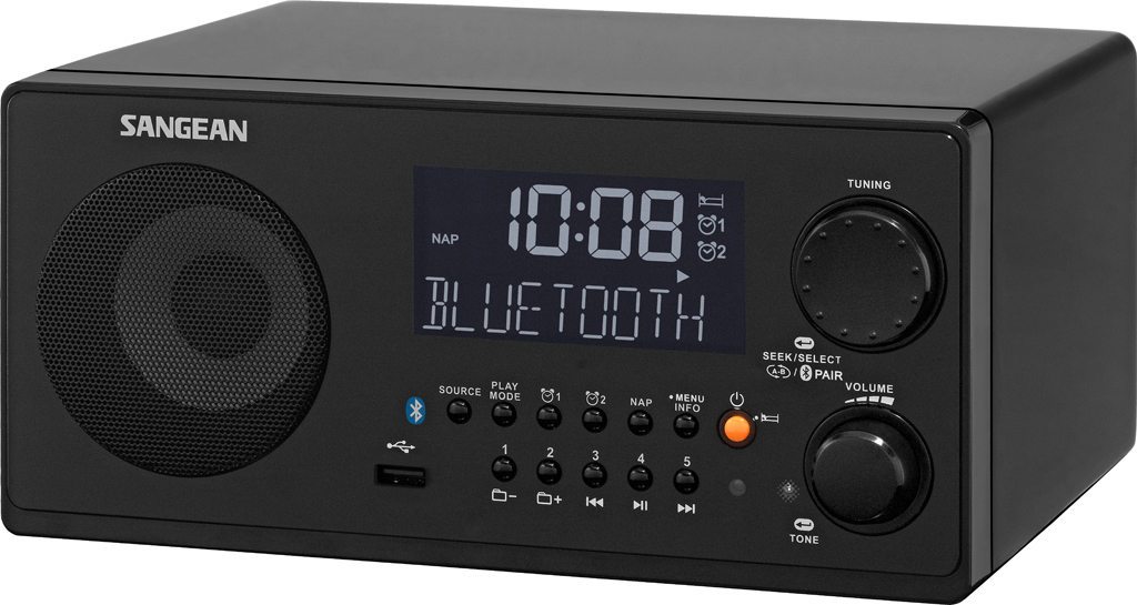 Sangean AM/FM-RDS Radio w/ Bluetooth