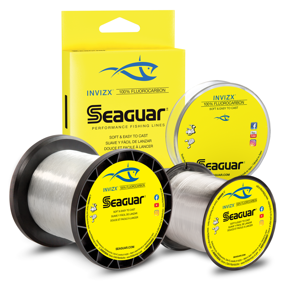 Gold Label Fluorocarbon Leader Saltwater Seaguar, 58% OFF