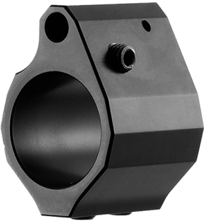 Fortis Low Profile Gas Block - Stainless Steel