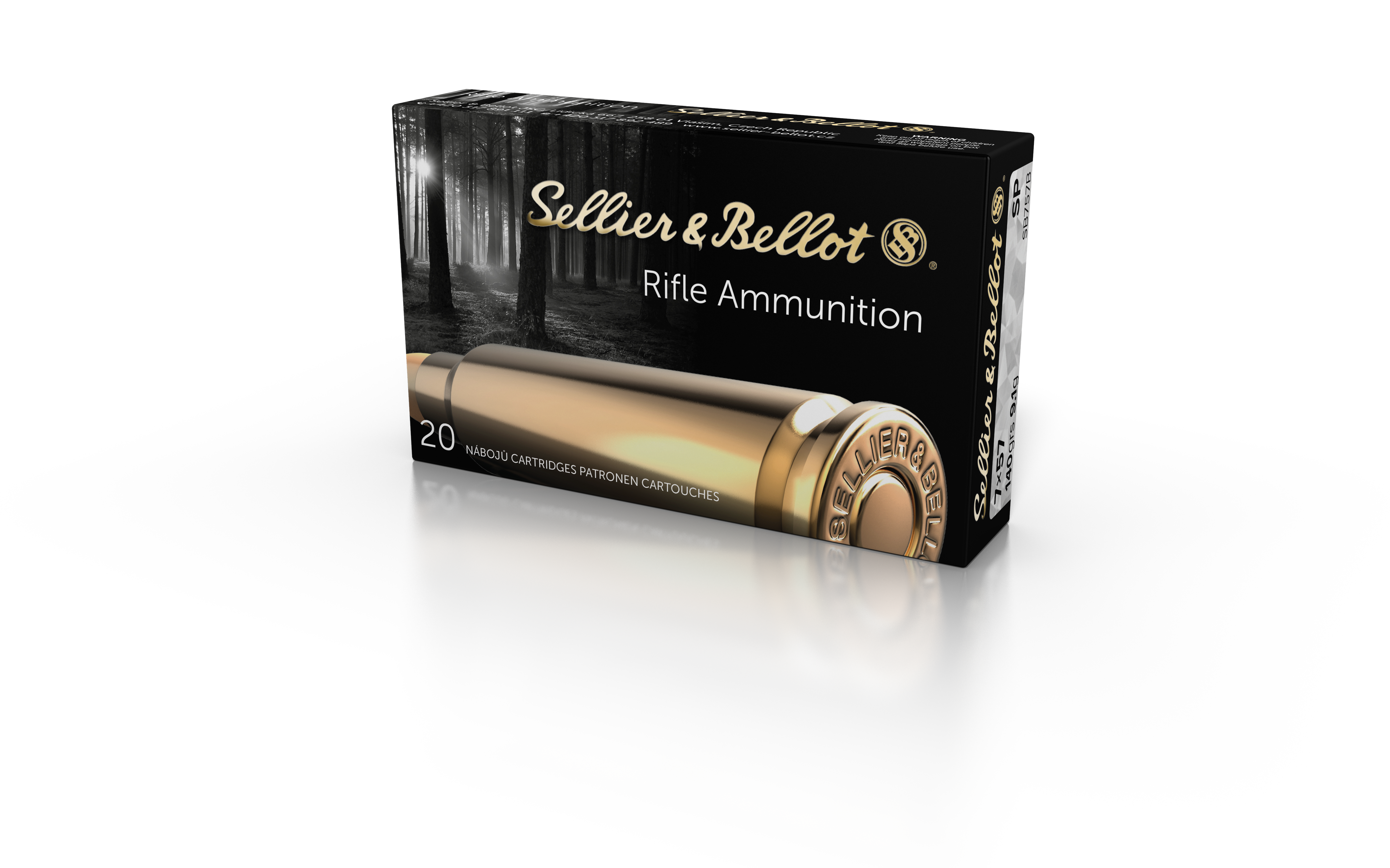 Sellier & Bellot 7x57 140 Grain Soft Point Rifle Ammunition