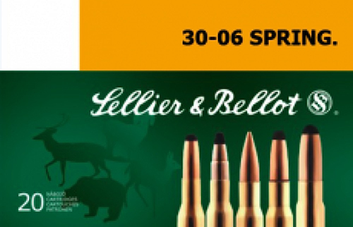 Sellier & Bellot 30-06 Springfield 180 Grain Soft Point Cut-Through Edge Rifle Ammunition