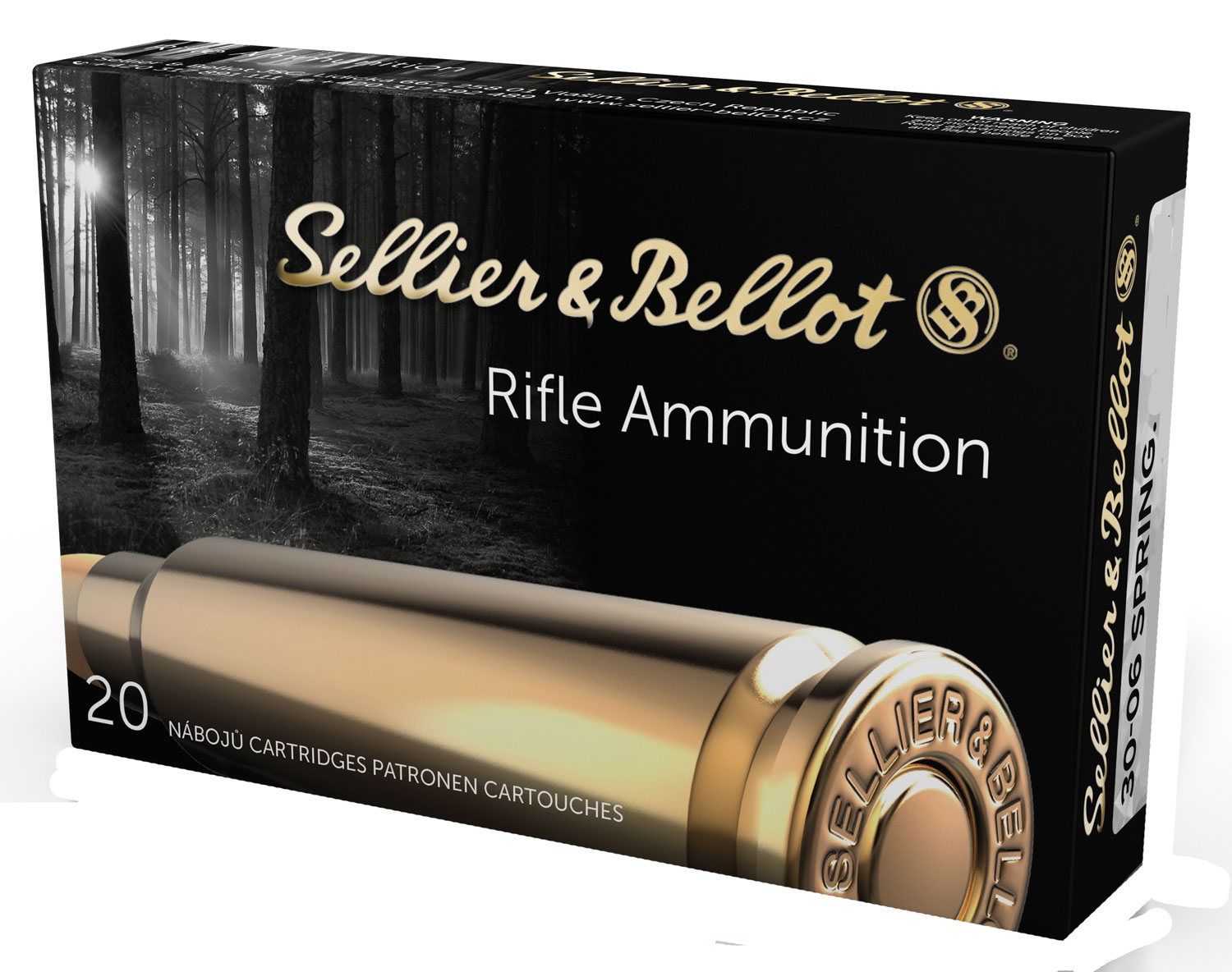 Sellier & Bellot 30-06 Springfield 147 Grain Full Metal Jacket Rifle Ammunition