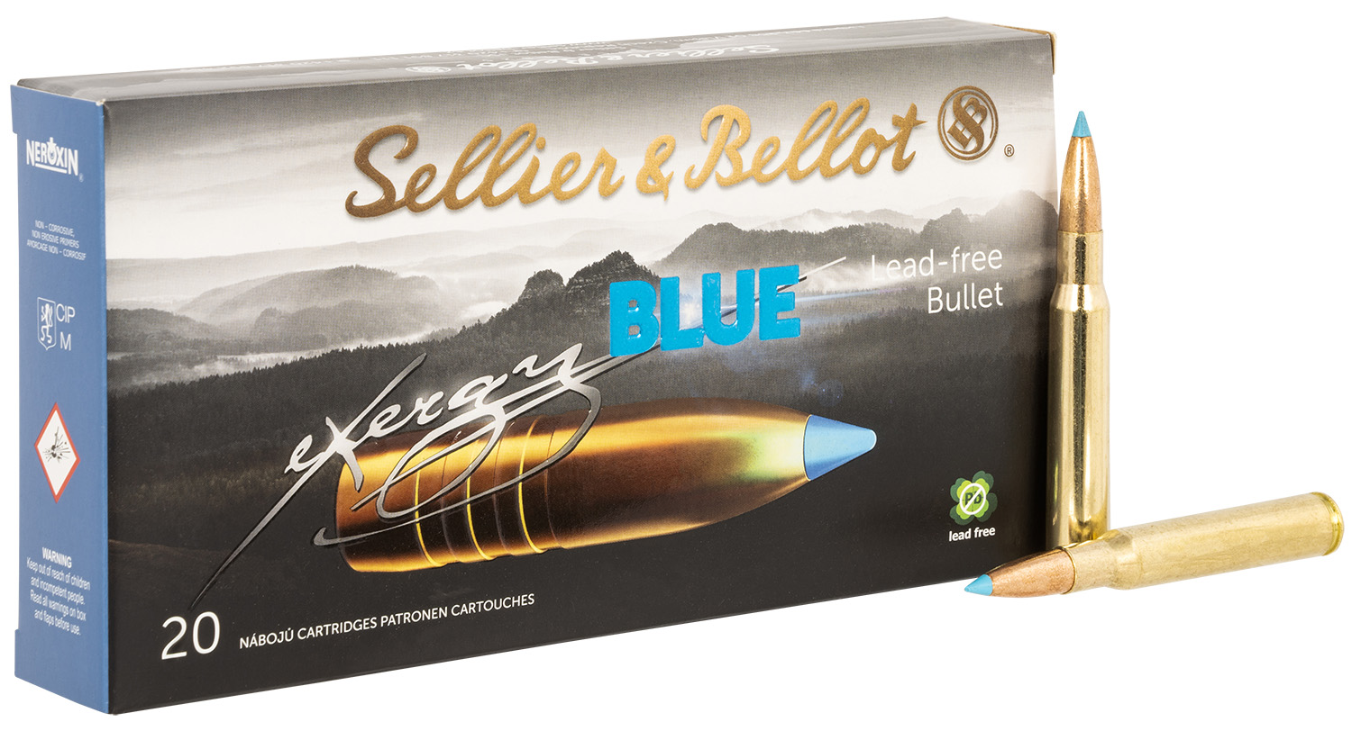 Sellier & Bellot eXergy 30-06 Springfield 180 Grain eXergy Blue Brass Cased Rifle Ammunition