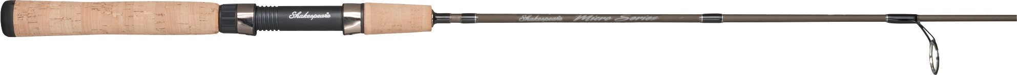 Shakespeare Micro Spinning Rod, 2 Piece, Light, 1/16-3/8oz Lures, 4 lb,  10lb, 7 Guides