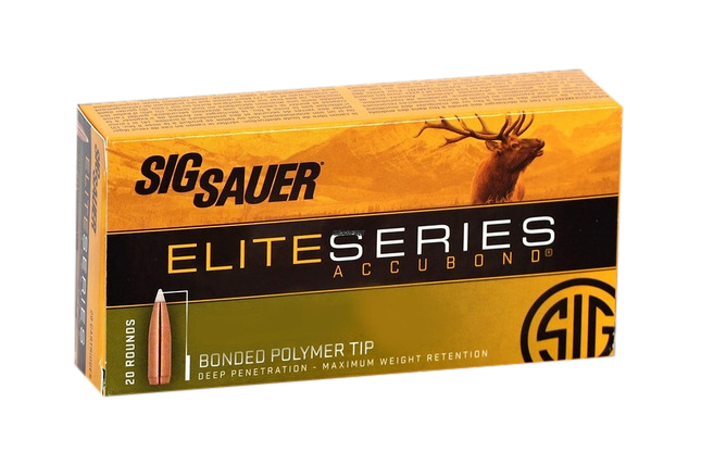 SIG SAUER Elite Accubond .30-06 Springfield 180 Grain Nosler Accubond Brass Cased Centerfire Rifle Ammunition