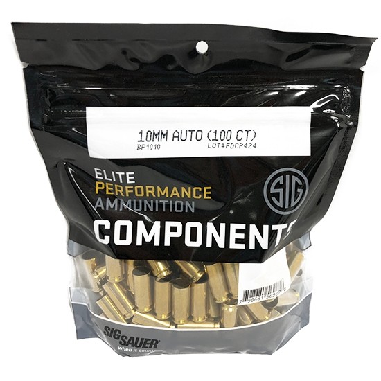 SIG SAUER 10mm Auto Non-Primed Pistol Brass