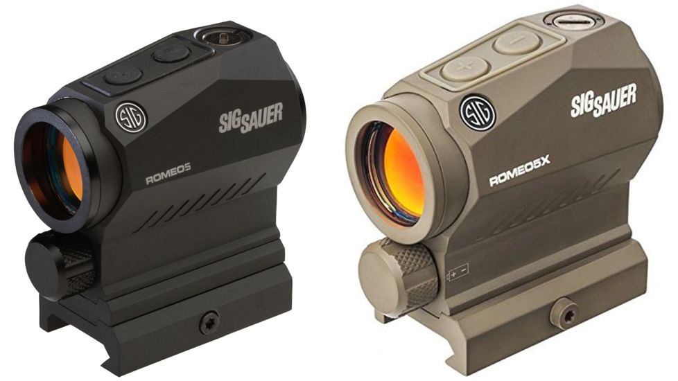 Sig Sauer SOR52101 Romeo5 2MOA Compact Red Dot Sight 1x20mm with Picatinny Mount 