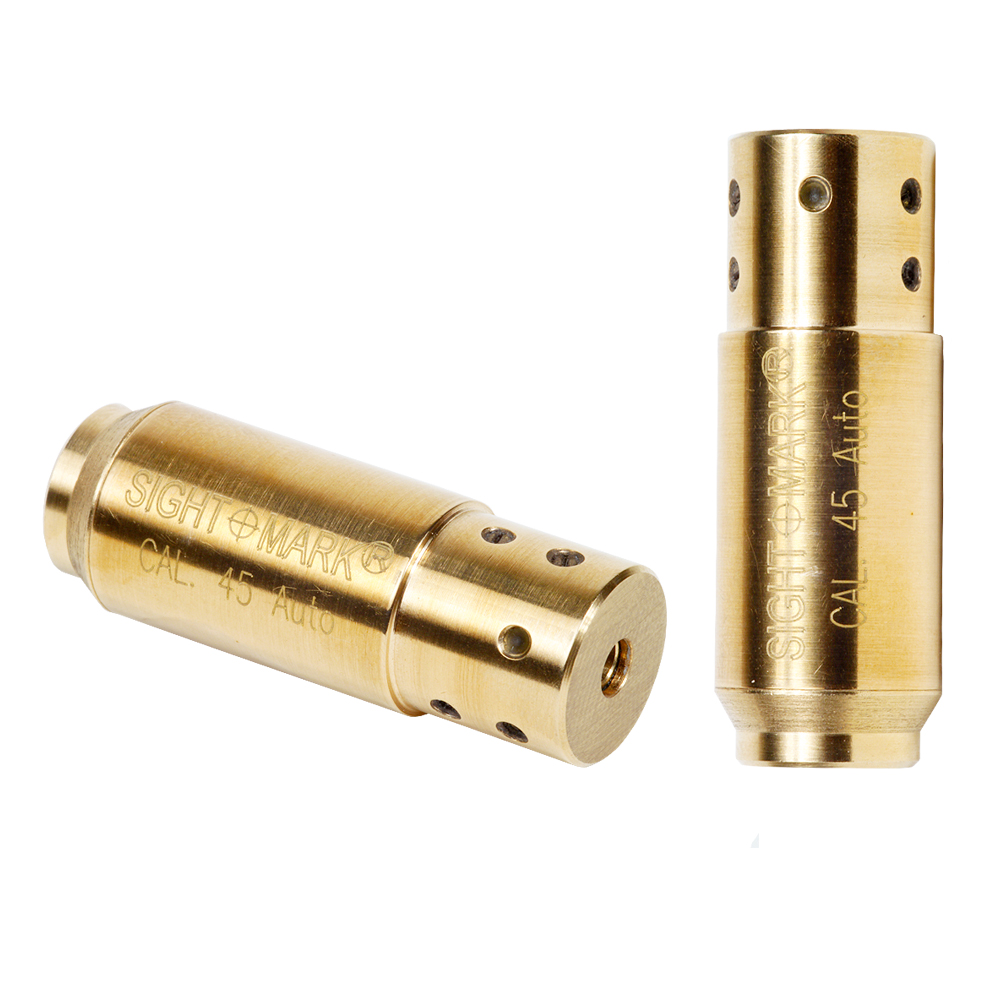 Red Laser Bore Sight for .45 ACP Pistol Cartridge 
