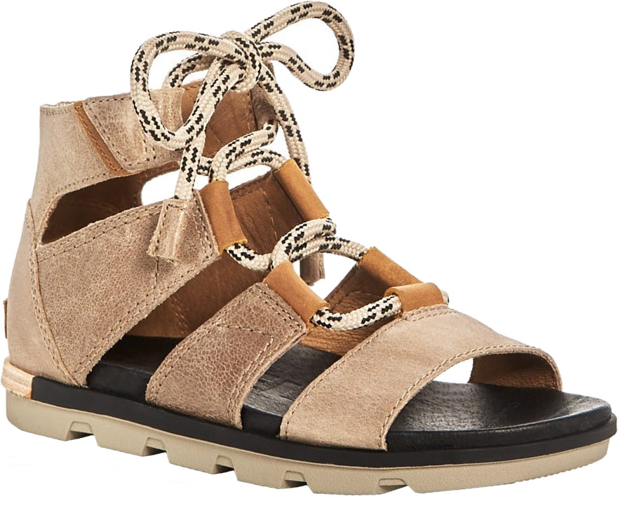 sorel women's torpeda lace ii flat sandal