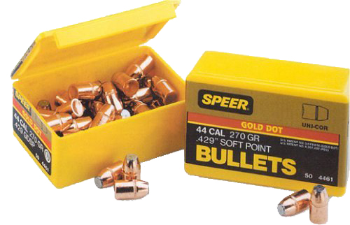 Speer Bullets DeepCurl 44 Caliber .429 270 GR Soft Point (SP) 50 Box