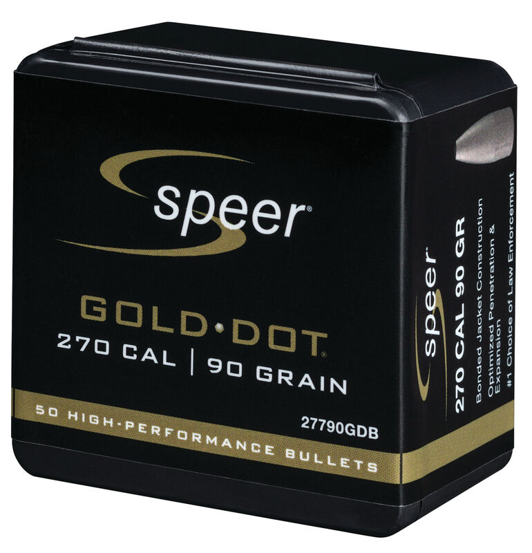 Speer Gold Dot .277 Cal 90Gr Rifle Component Bullet