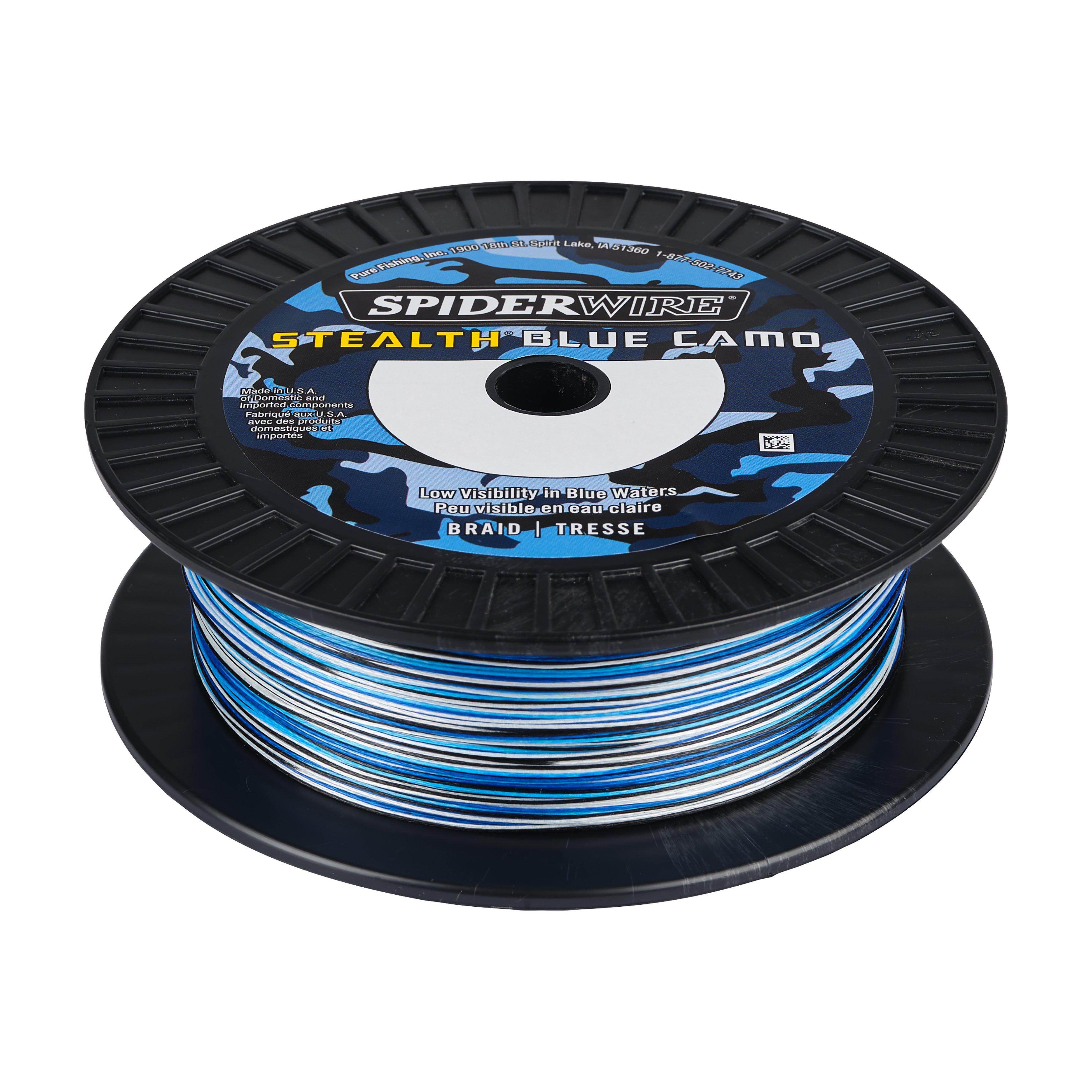 Spiderwire Stealth Blue Camo Superline  Up to 21% Off Free Shipping over  $49!