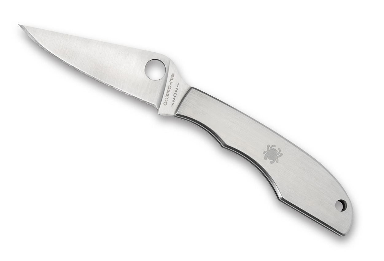 Spyderco Grasshopper Slipit Plain Edge Blade Folding Knife w/ 5.03in OAL