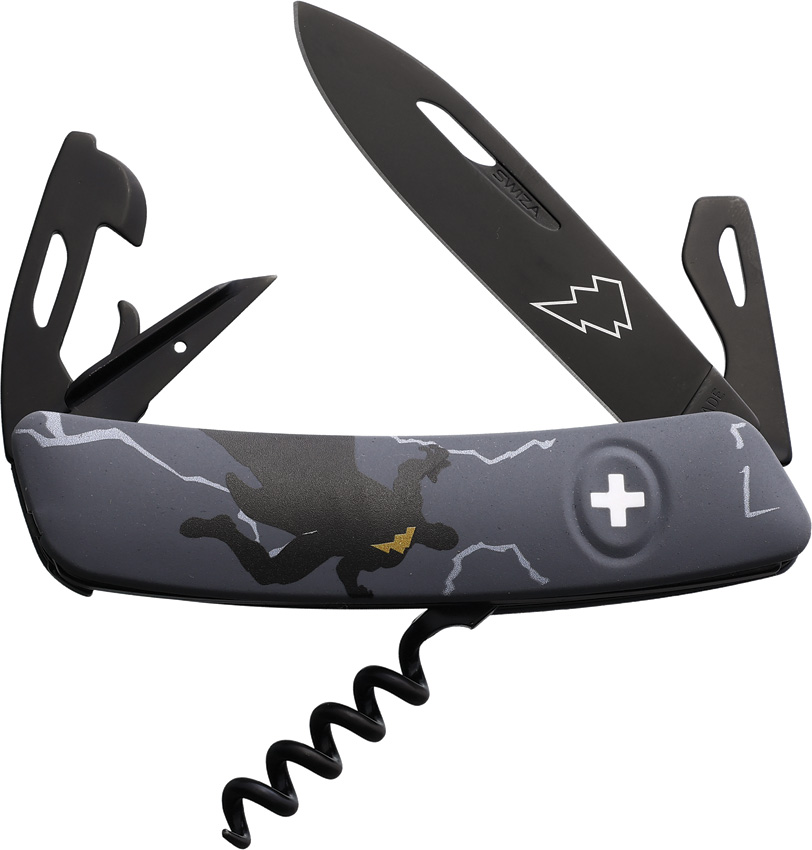 Swiza Garden Floral Knife Black  11% Off Free Shipping over $49!