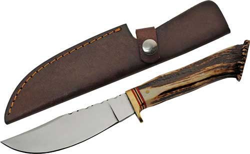 Nice Sheffield Stag Grip 5 Hunting Knife- D296