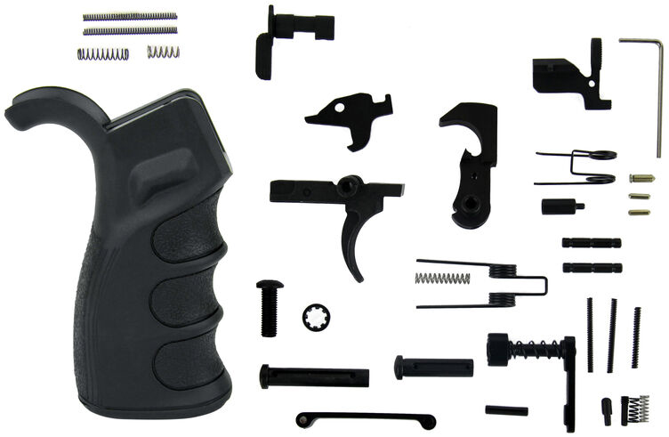 TacFire AR-10 Lower Parts Kit With PGAR-B Pistol Grip LPK02B308