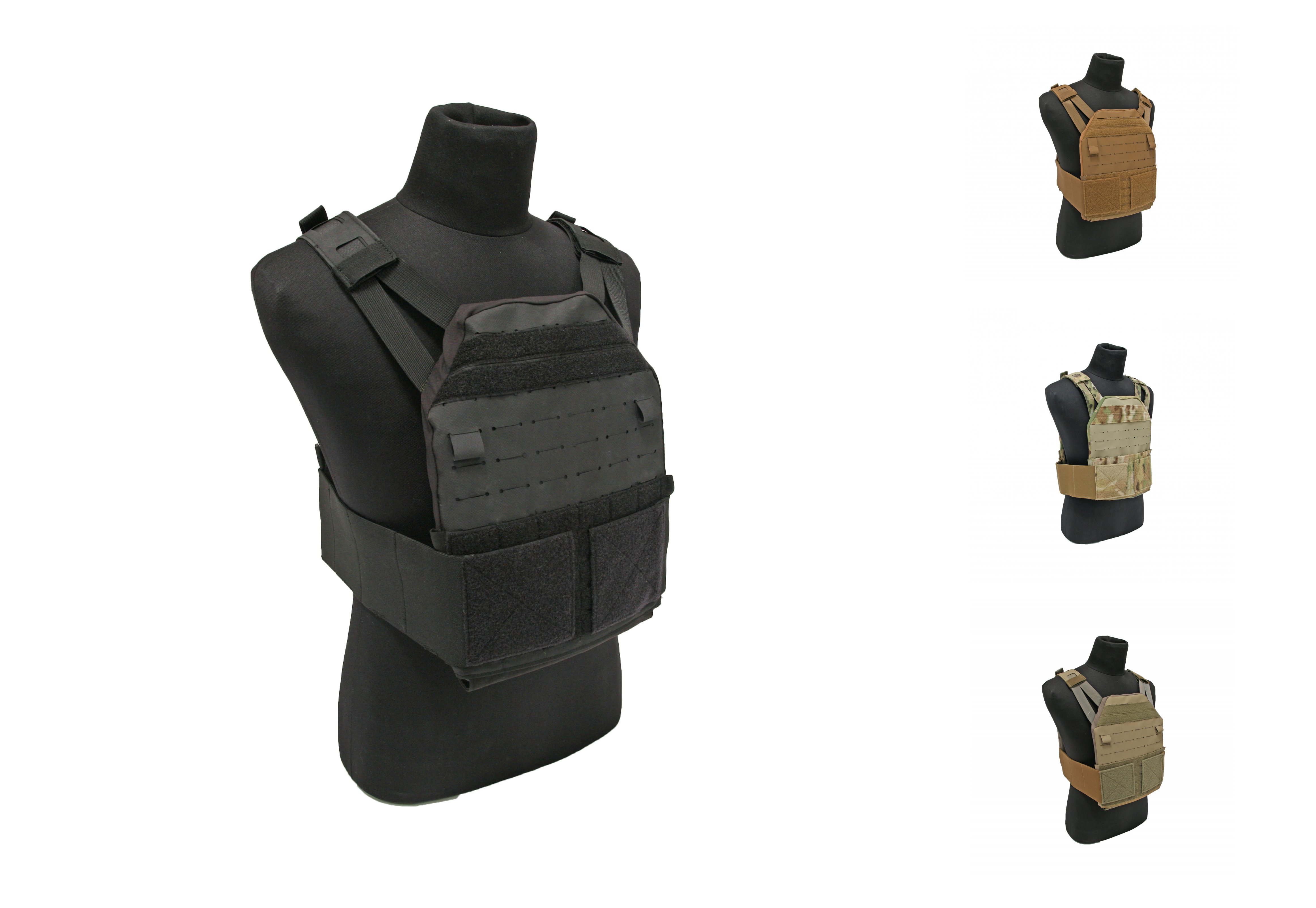 Tactical Scorpion Gear - Level IV Polyethylene Curve Body Armor 10x12  Modified