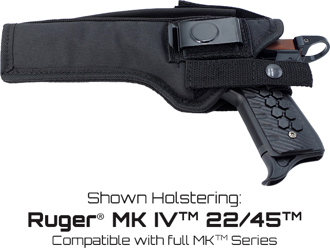 TANDEMKROSS Side Switch Nylon Holster For Ruger MK Series, 22/45 Browning  Buck Mark, and Smith & Wesson SW22 Victory