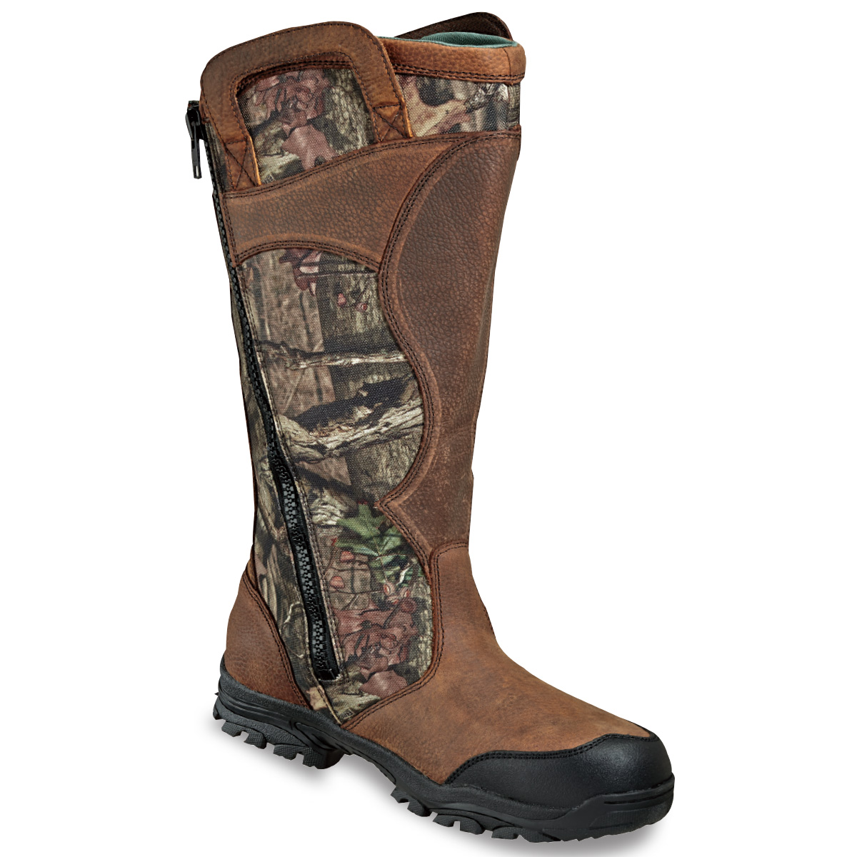 snake boots with zipper