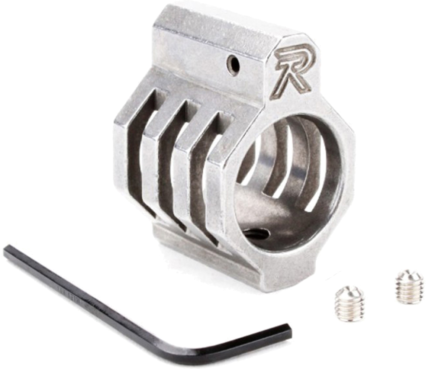 Tiger Rock .750 Low Profile Matte Blasted Stainless Steel USA Custom Made CAGED Gas Block