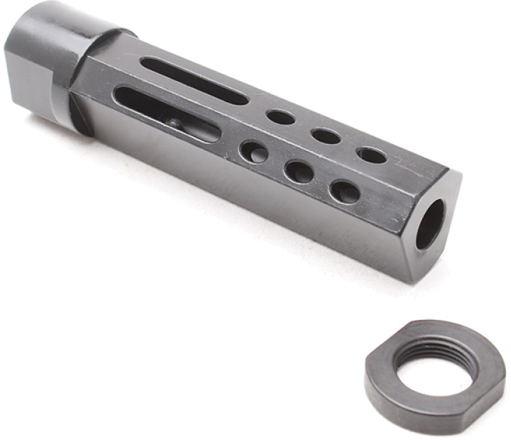 Tiger Rock AR-15 Barrett Style Muzzle Brake with Jam Nut