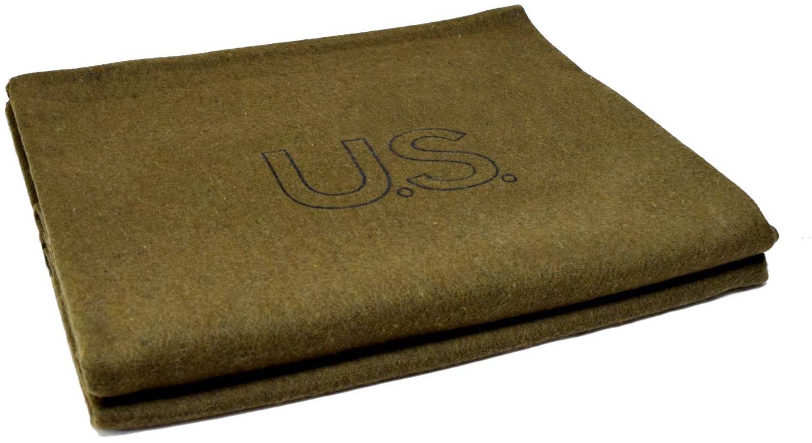 Plain Wool Blend in Army Green - Medium weight wool fabric