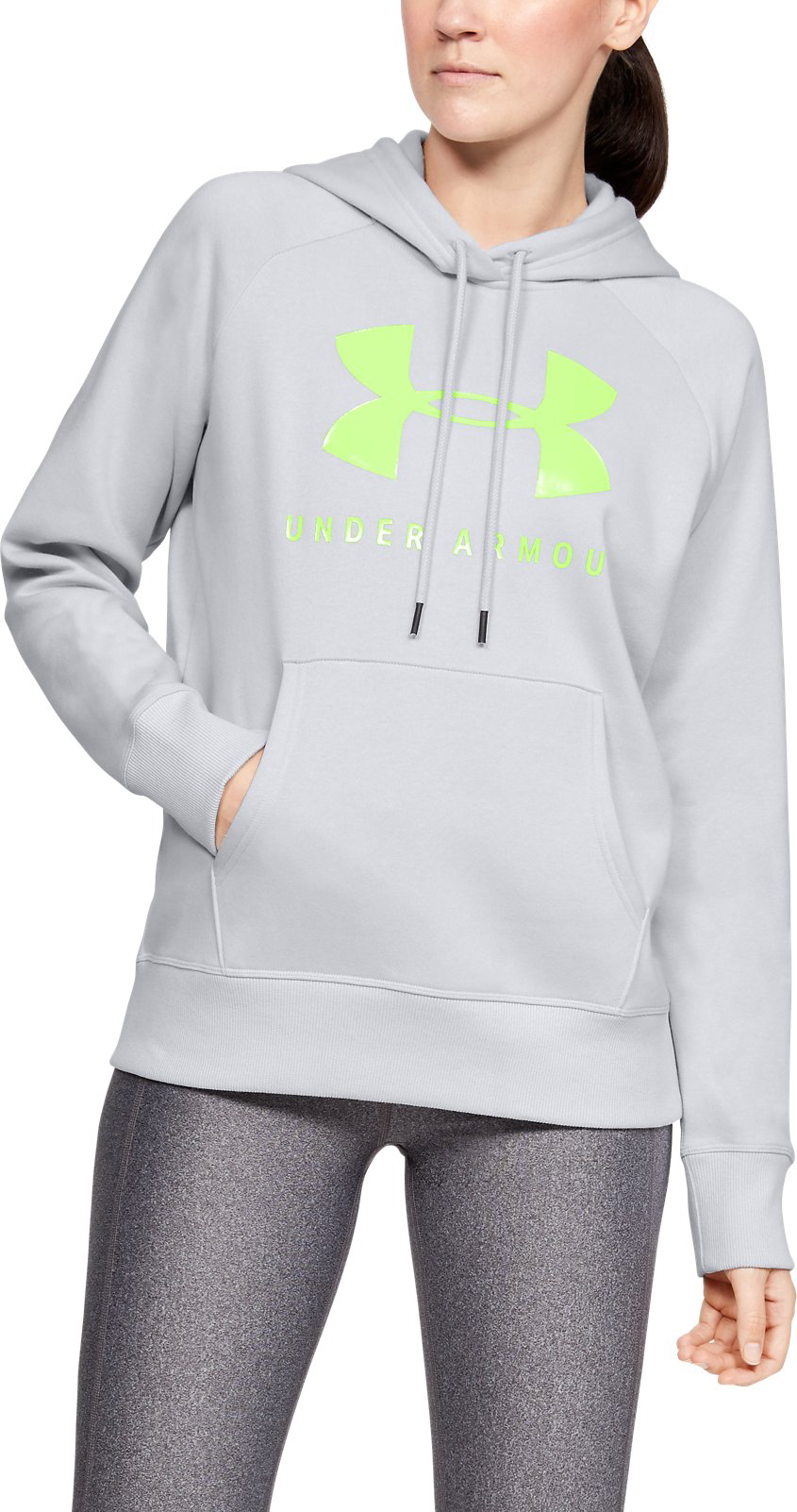 Under Armour UA Rival Fleece Sportstyle Graphic Hoodies - Women's | w/ Free  Shipping and Handling