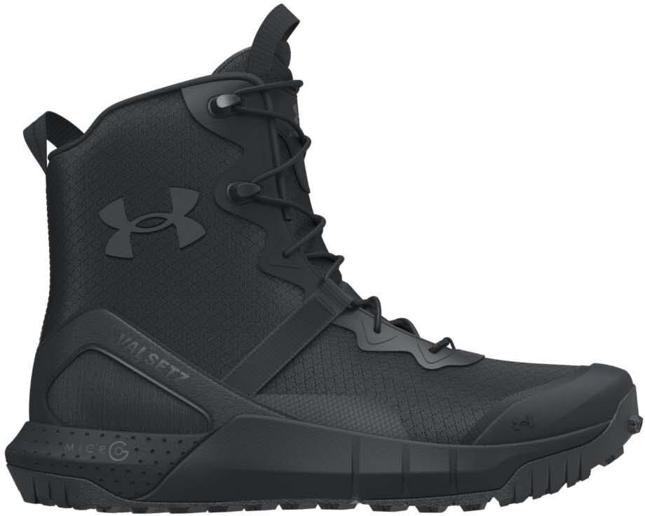 under armour black boots womens