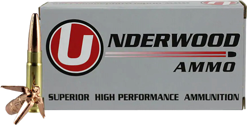 Underwood Ammo .300 AAC Blackout 194 Grain Solid Monolithic Hollow Point Nickel Plated Brass Cased Rifle Ammunition