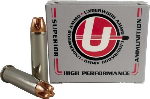 Underwood Ammo .327 Federal Magnum 95 Grain Solid Monolithic Nickel Plated Brass Cased Pistol Ammunition