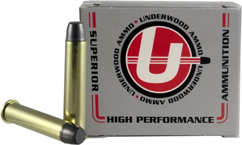 Underwood Ammo .45-70 Government 430 Grain Coated Hard Cast Nickel Plated Brass Cased Rifle Ammunition