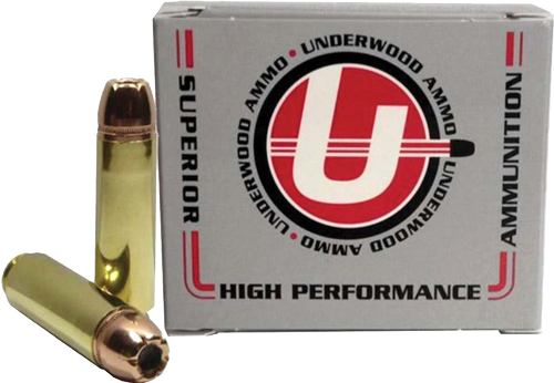 Underwood Ammo .45 Raptor 240 Grain Jacketed Hollow Point Nickel Plated Brass Cased Rifle Ammunition