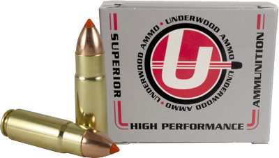 Underwood Ammo .458 SOCOM 300 Grain Spitzer Brass Cased Rifle Ammunition