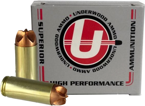 Underwood Ammo .50 Action Express 230 Grain Solid Monolithic Nickel Plated Brass Cased Pistol Ammunition