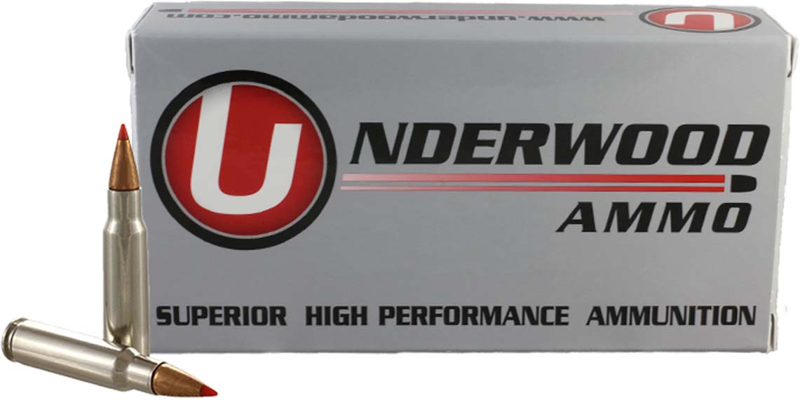 Underwood Ammo 6.8mm Remington SPC 110 Grain Polymer Tipped Spitzer Nickel Plated Brass Cased Rifle Ammunition