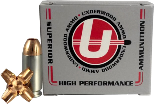 Underwood Ammo 9mm Luger 105 Grain Solid Monolithic Nickel Plated Brass Cased Pistol Ammunition