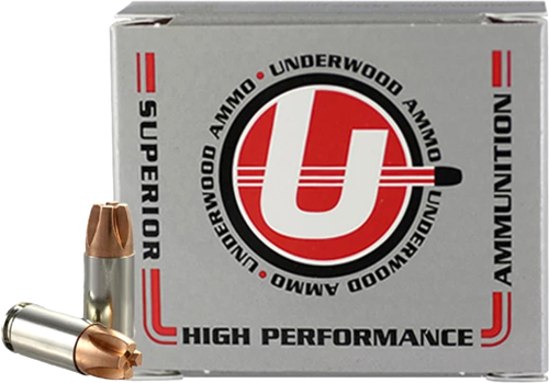 Underwood Ammo 9mm Luger 115 Grain Solid Monolithic Nickel Plated Brass Cased Pistol Ammunition