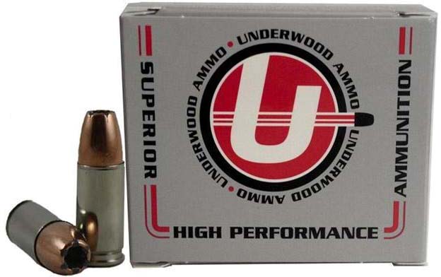 Underwood Ammo 9mm Luger +P+ 147 Grain Bonded Jacketed Hollow Point Nickel Plated Brass Cased Pistol Ammunition