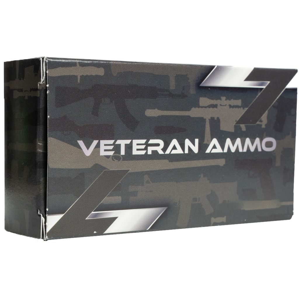 Veteran Ammo Defense 9mm Luger 124 Grain Hollow Point (HP) Brass Cased Centerfire Pistol Ammunition