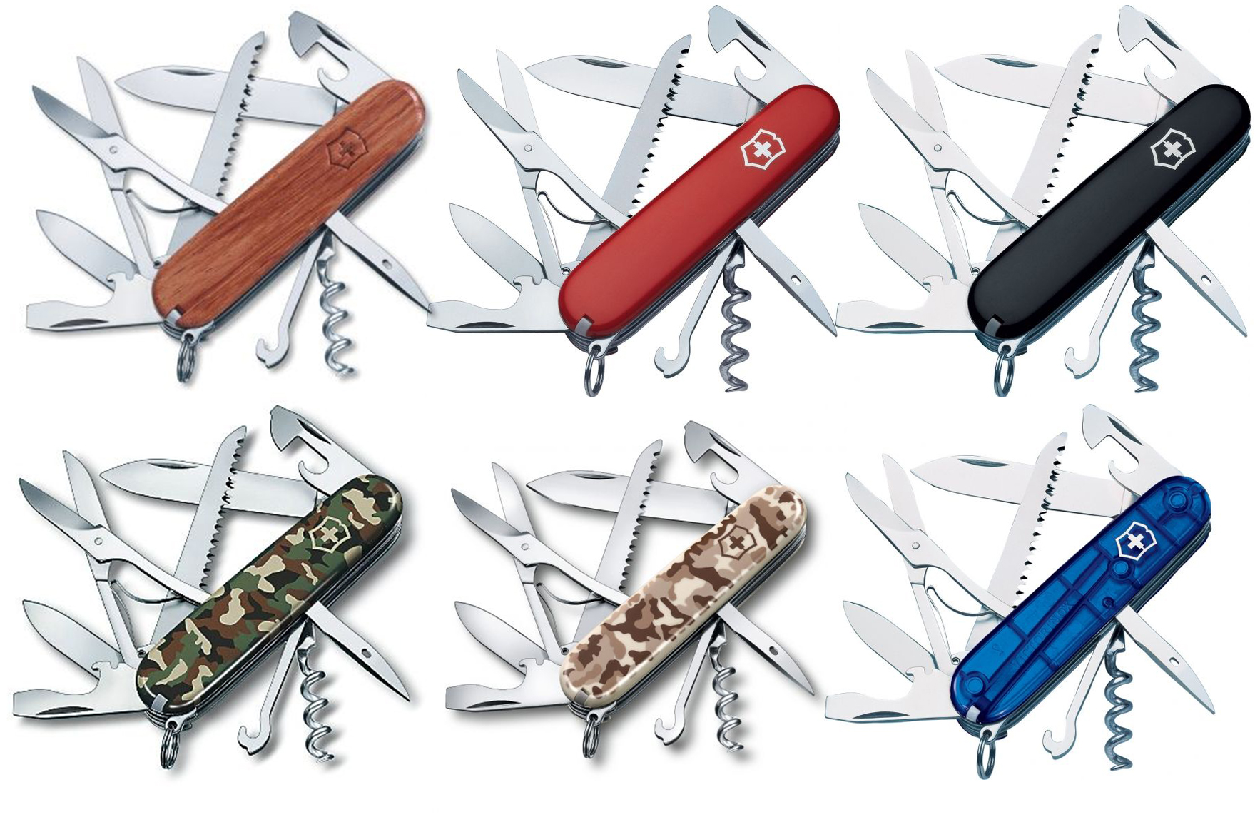 Victorinox Huntsman, Medium Pocket Knife For Hunting - camouflage TargetZone