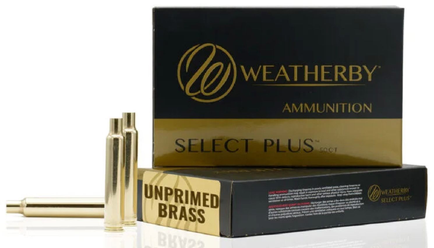 Weatherby BRASS7PRCCT50 Unprimed Cases 7mm PRC Rifle Brass 50 Per Box