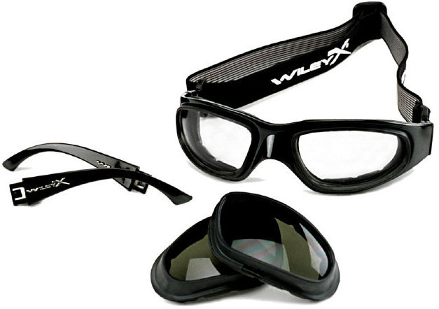 2 Lens Black GI Wiley-X SG1 Glasses 