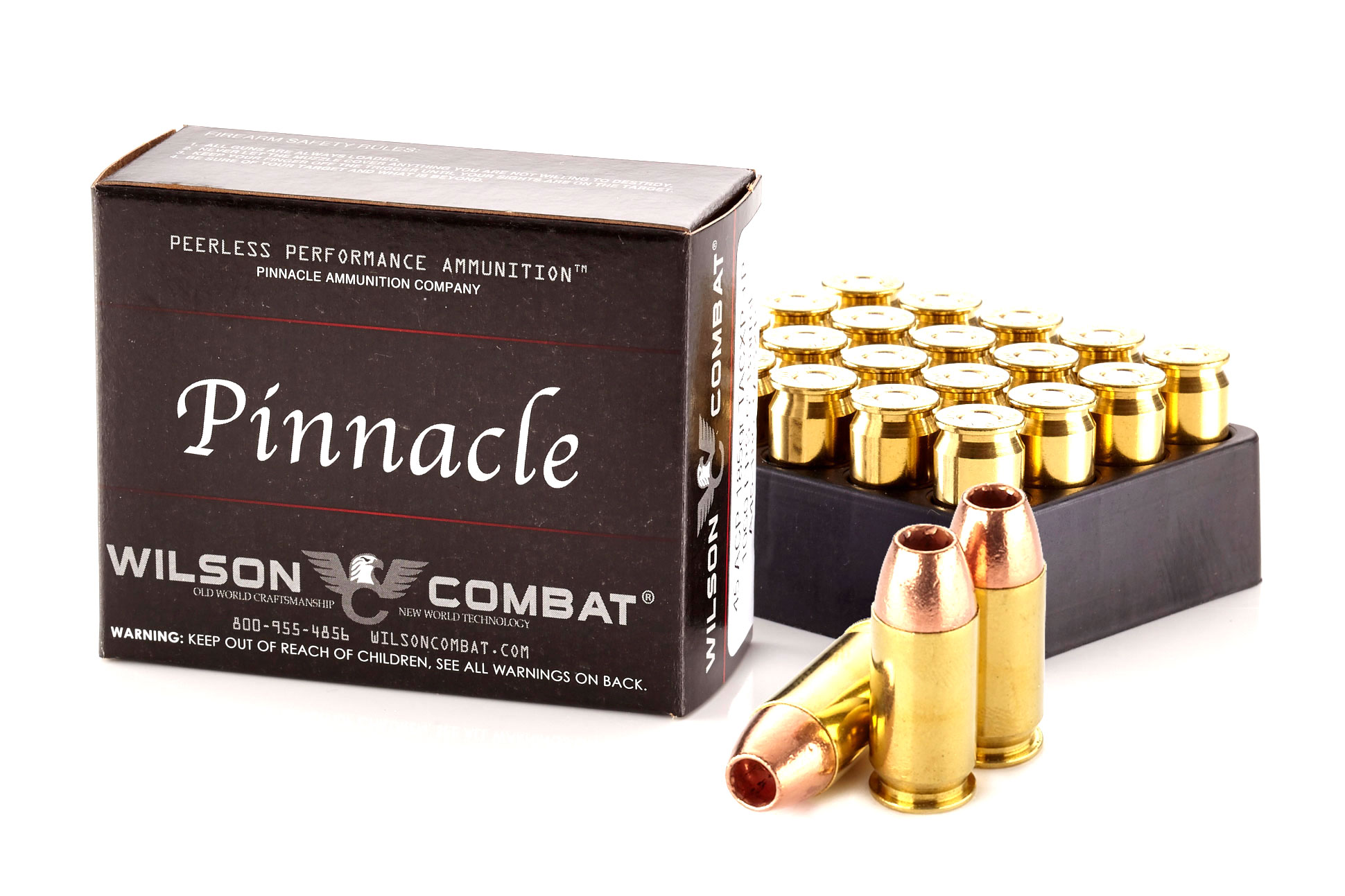 Wilson Combat Barnes TAC-XP .45 ACP +P 185 Grain Brass Cased Pistol Ammunition